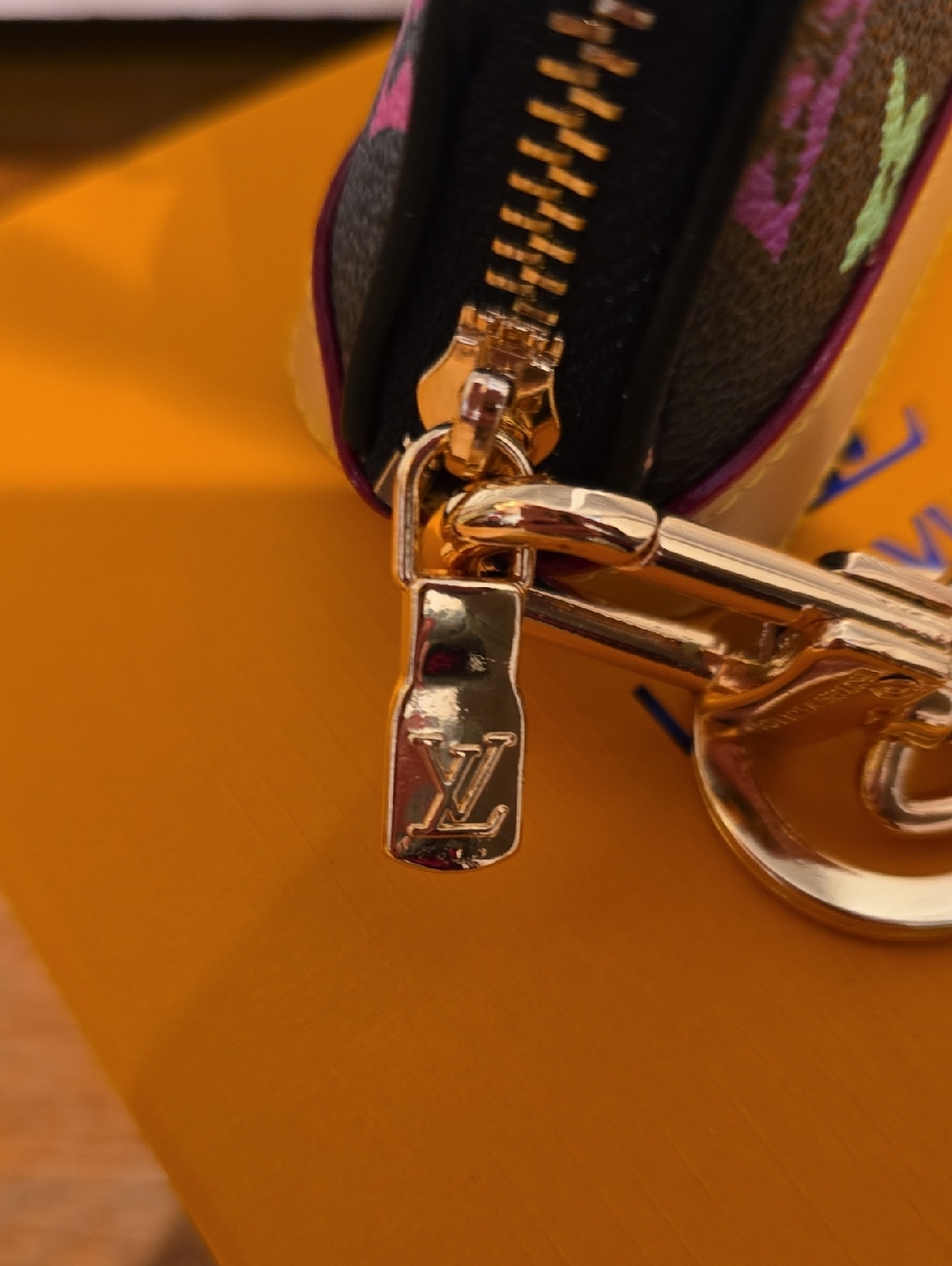 LV Multicolor Mini Alma Bag Wristlet Keychain Or Bag Charm - Picture 4 of 5